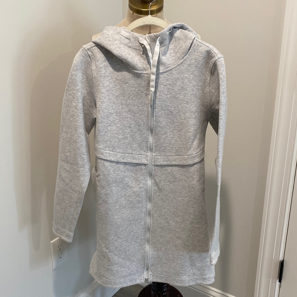 lululemon grey sweatshirt jacket